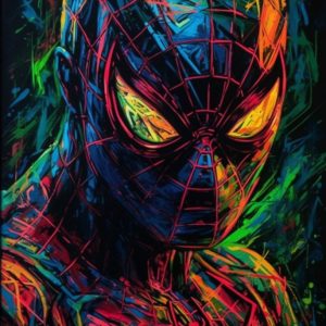 Spiderman al Neon