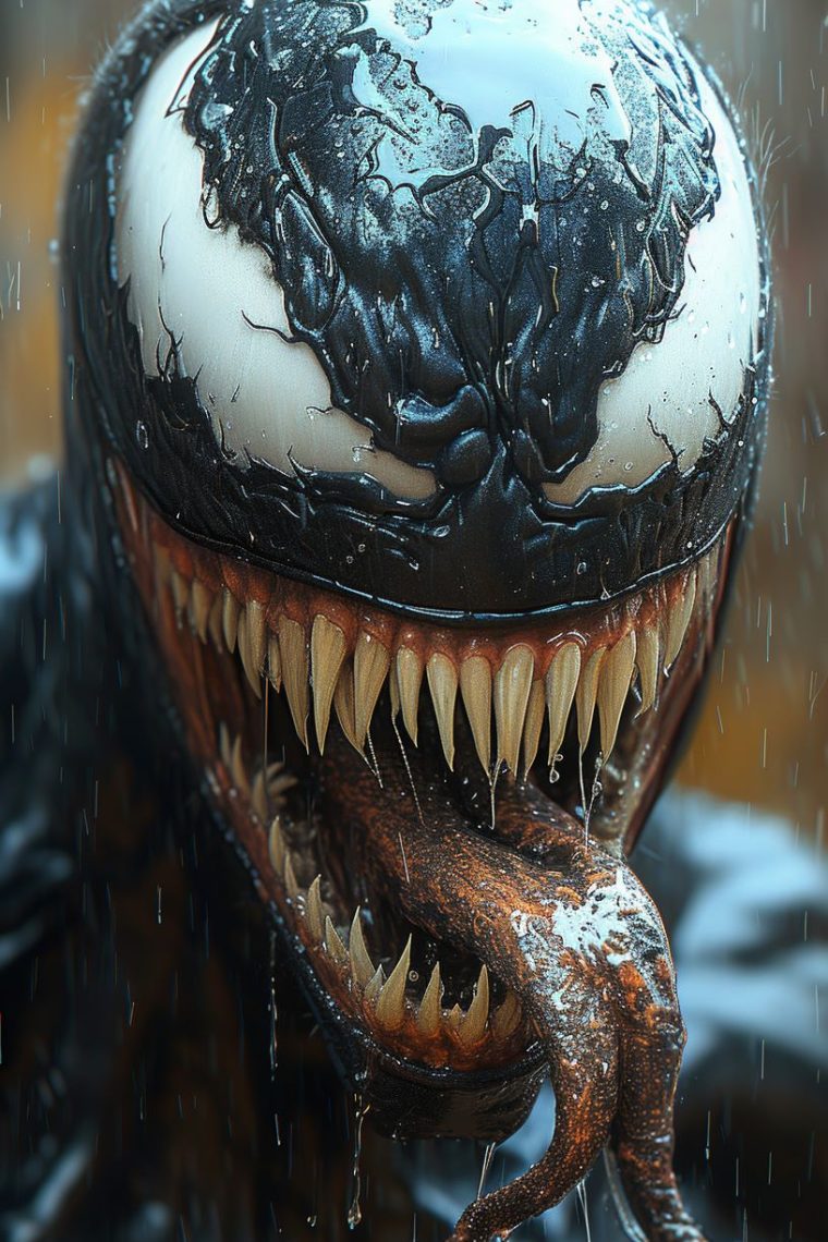 Scarica Gratis - Sfondo Smartphone ispirato a Venom Generato da IA
